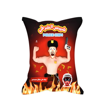 بوليس مان شيبس عادي 50جرام