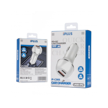 Iplus Car Charger Usb+Pd 1Piece