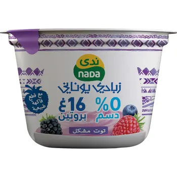 ندى زبادي يوناني مشكل 160جرام