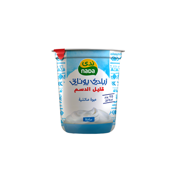 ندى زبادي يوناني قليل الدسم 360جرام
