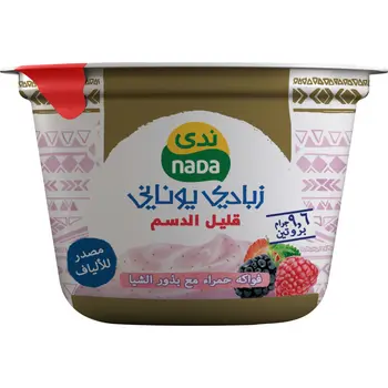 Nada Low Fat Red Fruits Greek Yogurt 160g