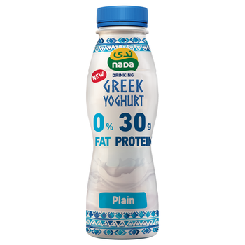 Nada Greek Yogurt Drink Plain Zero Fat 330Ml