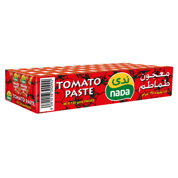 Nada 100% Natural Tomato Paste 8x135g