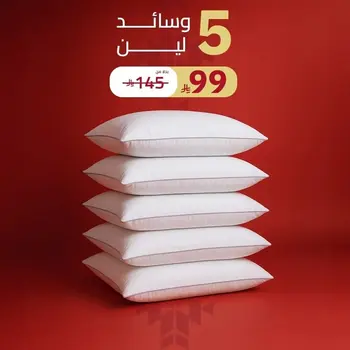 Alhabib Leen Pillow Package White 4Pieces
