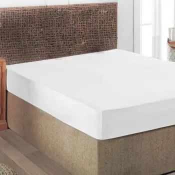 Alhabib Fitted Sheet White Turkish Summer 1Piece