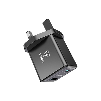سبون شاحن جداري بقوة 35 وات منفذين USB-C و USB-A 1قطعة