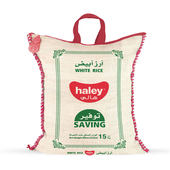 Haley White Rice Saving Pack, 15Kg
