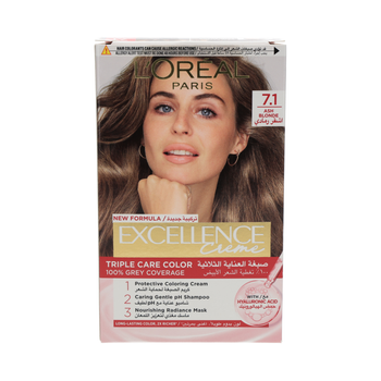 L'Oreal Excellence 7.1 Ash Blonde Hair Dye