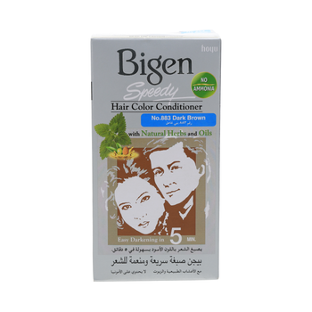 Bigen Speedy Dark Brown Hair Color Conditioner 80g