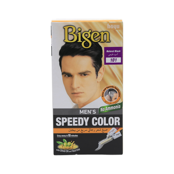 Bigen Men's Speedy Natural Black Hair Color 80g