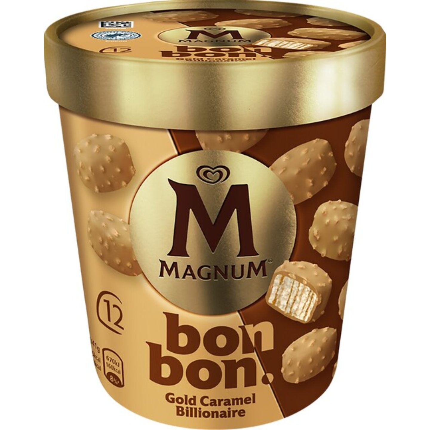 Magnum Bon Bon Gold Caramel Billionaire  204ml