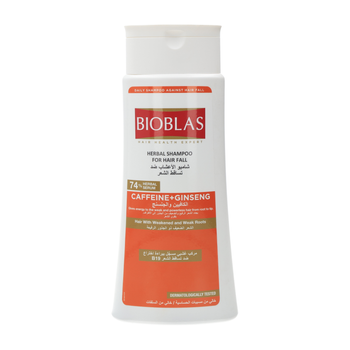 Bioblas Shampoo With Caffeine And Ginseng 400Ml