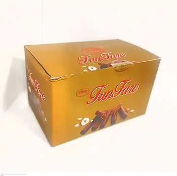 لفائف الويفر وشوكولاتة الحليب فن فير فيجو 30×120جرام
