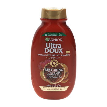Garnier Ultra Doux Castor & Almond Oils Shampoo 200ml