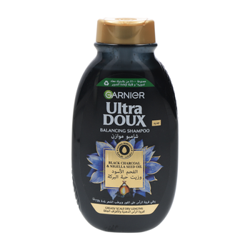 Garnier Ultra Doux Black Charcoal Shampoo 200ml
