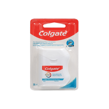 Colgate Total Mint Waxed Dental Floss 25m