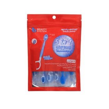 BEAUTY SYSTEM Max Fresh Mini Travel Toothbrush 10 Pieces