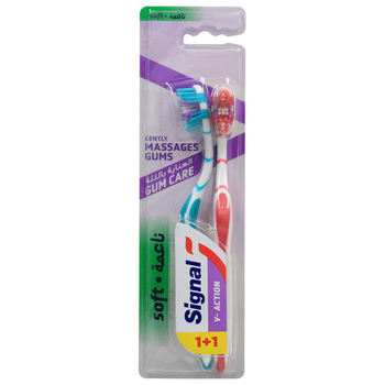 Signal Vgum Care Soft Toothbrush 2 Pieces