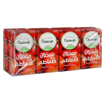 الوطنية معجون طماطم 8×135جرام