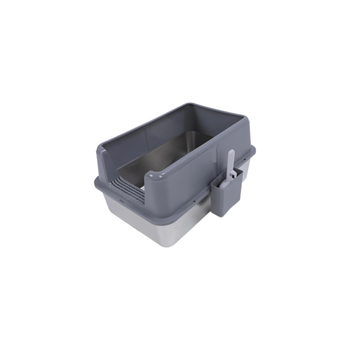 Seven Bird open cat litter box with scoop, available in multiple colors 60×35×40cm 1Piece