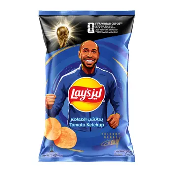 ليز شرائح بطاطس بكاتشب الطماطم 155جرام