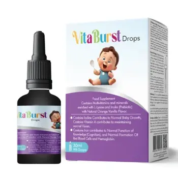 Vita Burst Orange Vanilla Drops 30ml