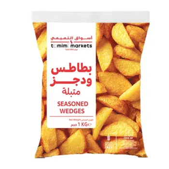 Tamimi Markets Seasoned Wedges Fries 1Kg
