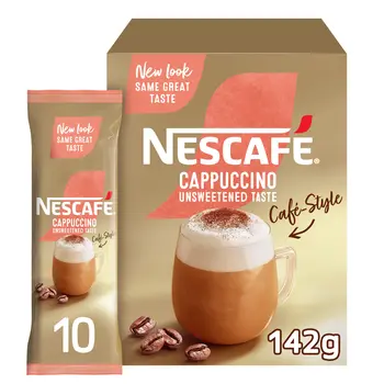 Nescafe Cappuccino Coffee Mix Unsweetened Taste 14.2g