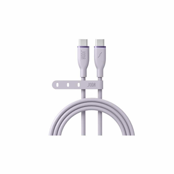 JODA Silicone USB-C to USB-C Cable 60W Purple 1M