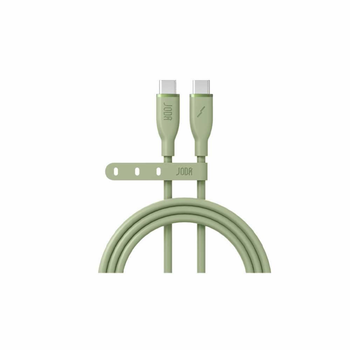 JODA Silicone USB-C to USB-C Cable 60W Green 1M