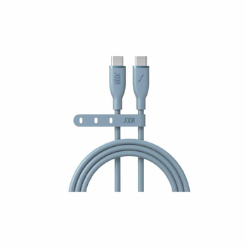 JODA Silicone USB-C to USB-C Cable 60W Blue 1M