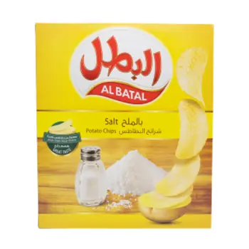 البطل رقائق بطاطس بالملح 23جرام