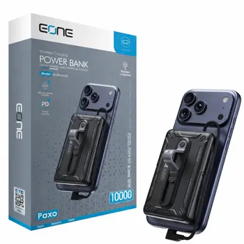 Eone Black Fast Charging Power Bank 10000g