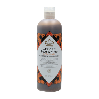 Nubian African Black Soap Liquid Detoxifying Balancing 355Ml