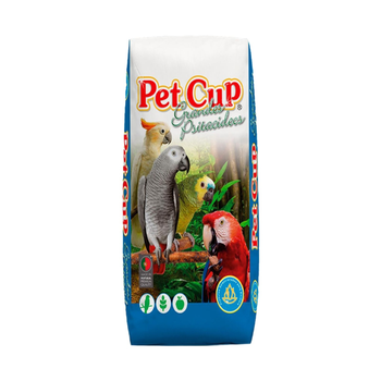 Pet Cup Complete Food Of Seeds And Fruits For Large Parrots 12Kg