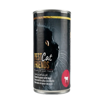 Best Friends Wet Food For Cats Chunks Veal In Sauce 415g