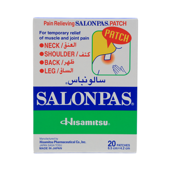 Salonpas Pain Relieving Patches 20 Pack