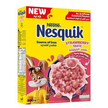 Nestle Nesquik Strawberry Cereal 330g