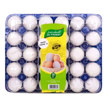 Al Fadeel White Eggs Grade A 30 Pieces