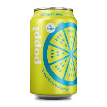 Poppi GingerLime Prebiotic Soda 355Ml