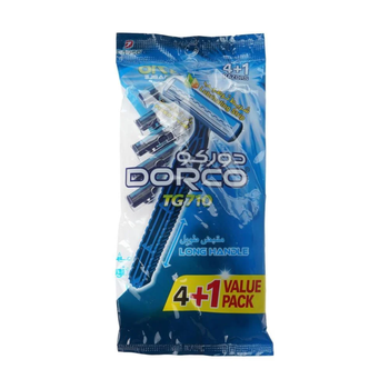 Dorco TG710 Blue Disposable Razors 5 Pieces