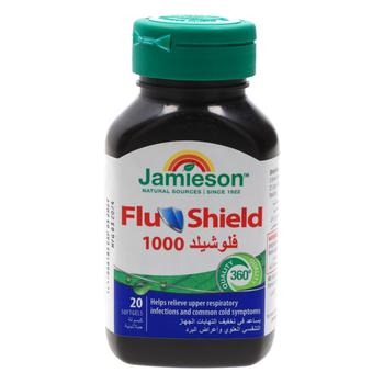 Jamieson Flu Shield For Cold Symptoms 20Capsules
