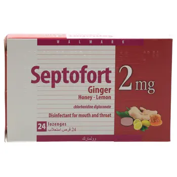 Septofort Ginger Honey Lemon Tablets 24 Count