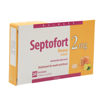 Septofort Honey Lemon Lozenges 24 Pieces