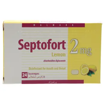 Septofort Lemon Lozenges 24Pieces