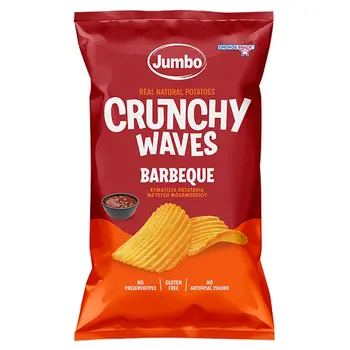Jumbo BBQ Crunchy Waves 90g