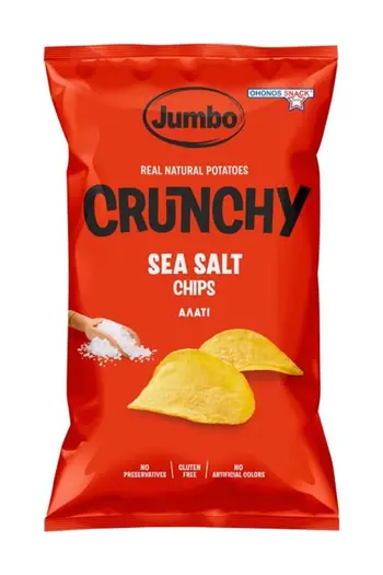 Jumbo Crunchy Sea Salt Chips 90g