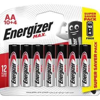 Energizer Max Alkaline AA Batteries 14 Pieces