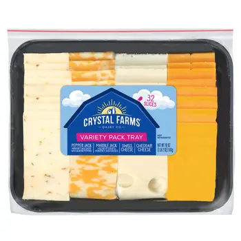 Crystal Farms Variety Pack Cracker Cuts 510g