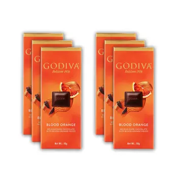 Godiva Pure Dark Blood Orange Tablet 6×90g